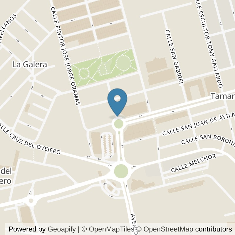 Map: location of Fitness Park Gran Canaria - Tamaraceite in Las Palmas