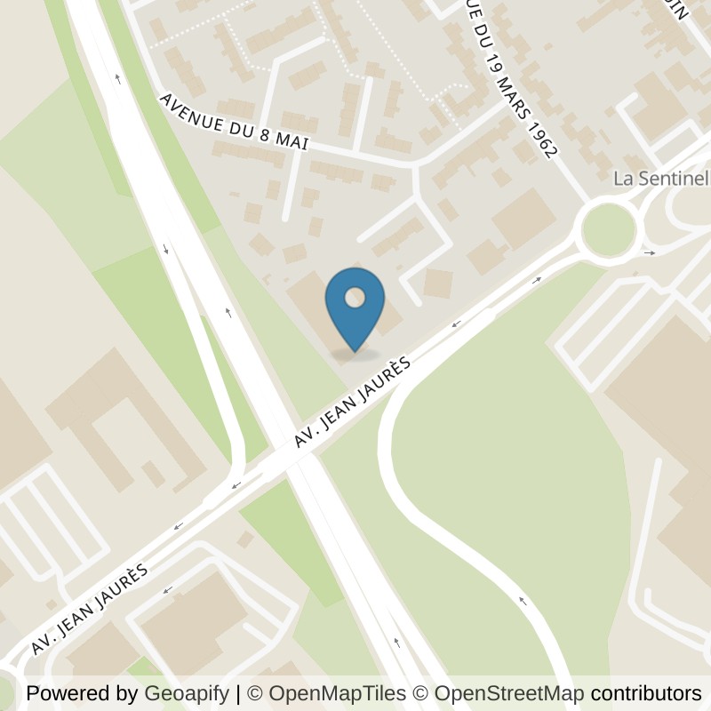 Map: location of Fitness Park La Sentinelle in La Sentinelle