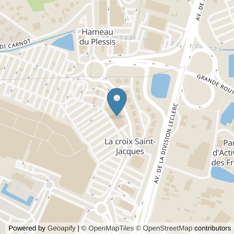 Map: location of Fitness Park La Ville du Bois in La Ville du Bois