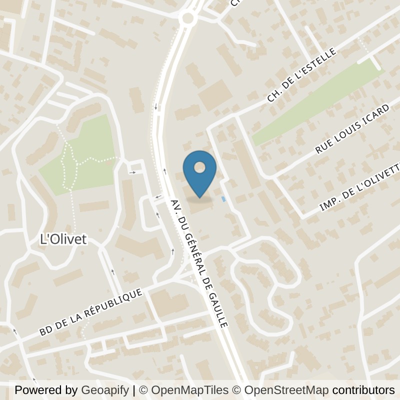 Map: location of Fitness Park Le Cannet in Le Cannet Alpes-Maritimes