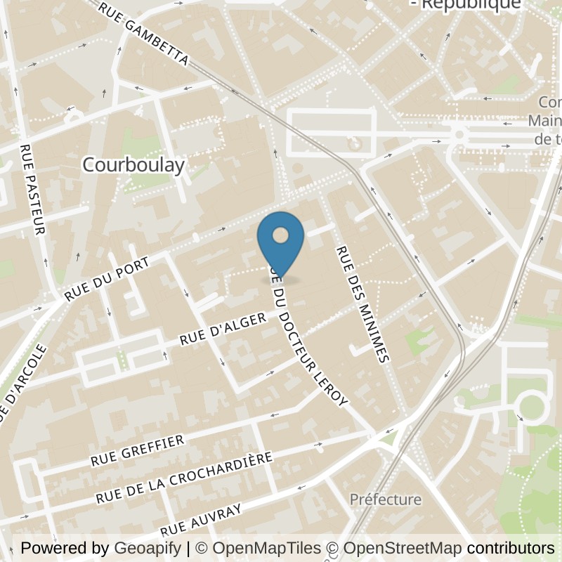 Map: location of Fitness Park Le Mans Centre in Le Mans