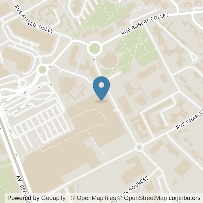 Map: location of Fitness Park Le Mans - Centre Sud in Le Mans Sarthe