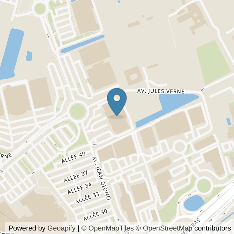 Map: location of Fitness Park Avignon - Aushopping Nord in Le Pontet Vaucluse