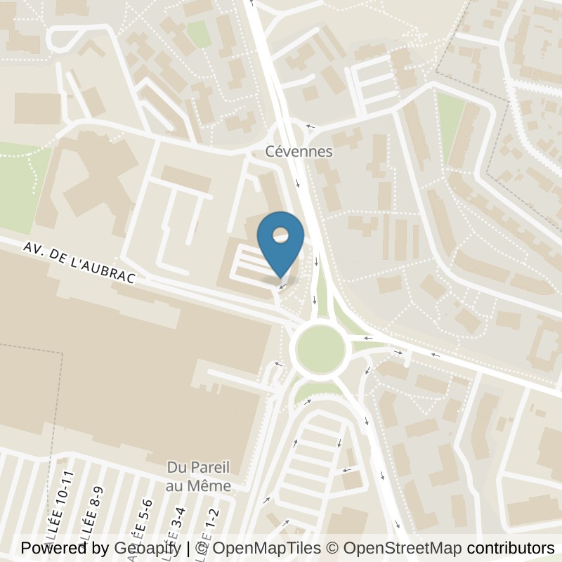 Map: location of Fitness Park Les Ulis in Les Ulis Essonne
