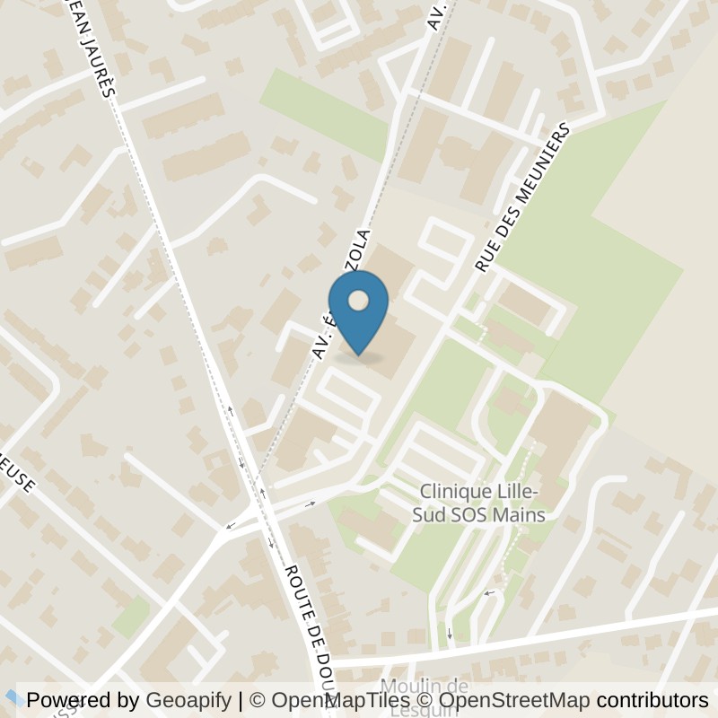 Map: location of Fitness Park Lesquin in Lesquin Nord