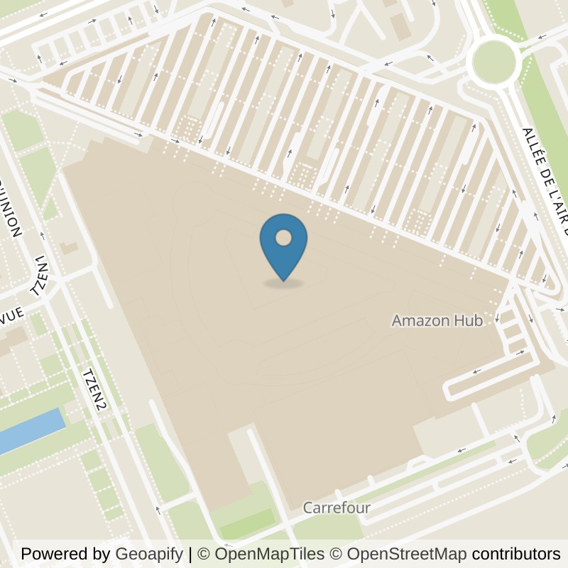 Map: location of Fitness Park Lieusaint - Carré Sénart in Lieusaint Seine-et-Marne