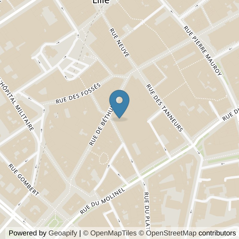 Map: location of Fitness Park Lille - Le 31 in Lille