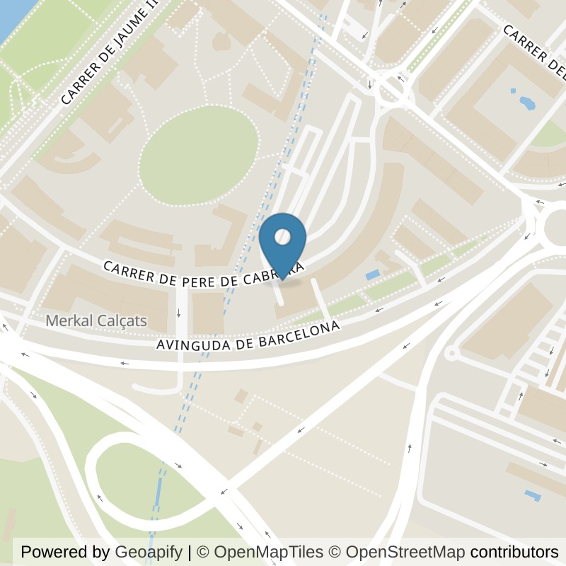 Map: location of Fitness Park Lleida - Pere Cabrera in Lleida