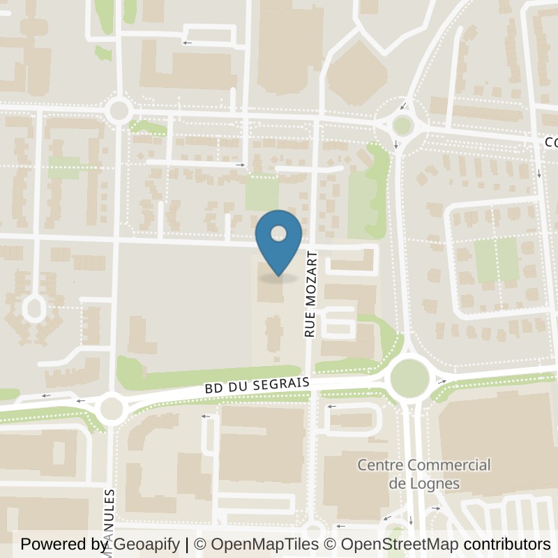 Map: location of Fitness Park Lognes in Lognes Seine-et-Marne