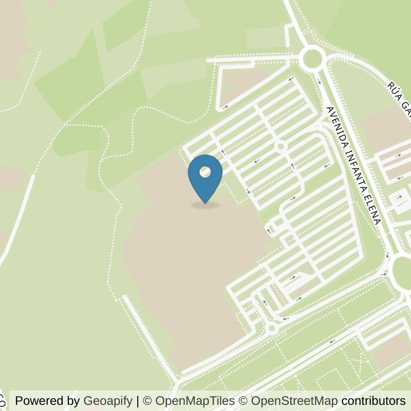Map: location of Fitness Park Lugo - As Termas in Lugo