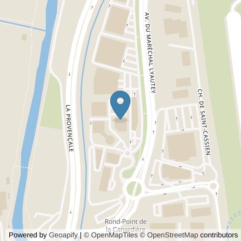 Map: location of Fitness Park Mandelieu-la-Napoule in Mandelieu-la-Napoule Alpes-Maritimes