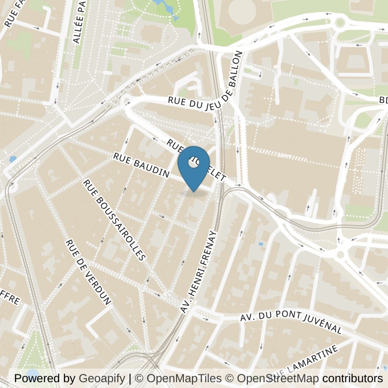 Map: location of Fitness Park Montpellier Comédie in Montpellier