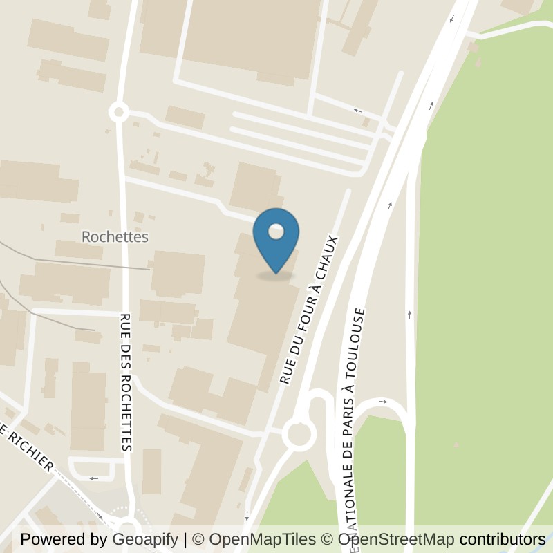 Map: location of Fitness Park Etampes in Morigny-Champigny