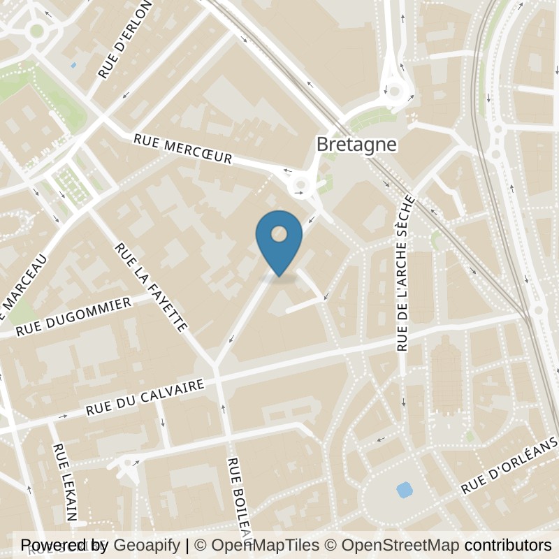 Map: location of Fitness Park Nantes - Centre in Nantes