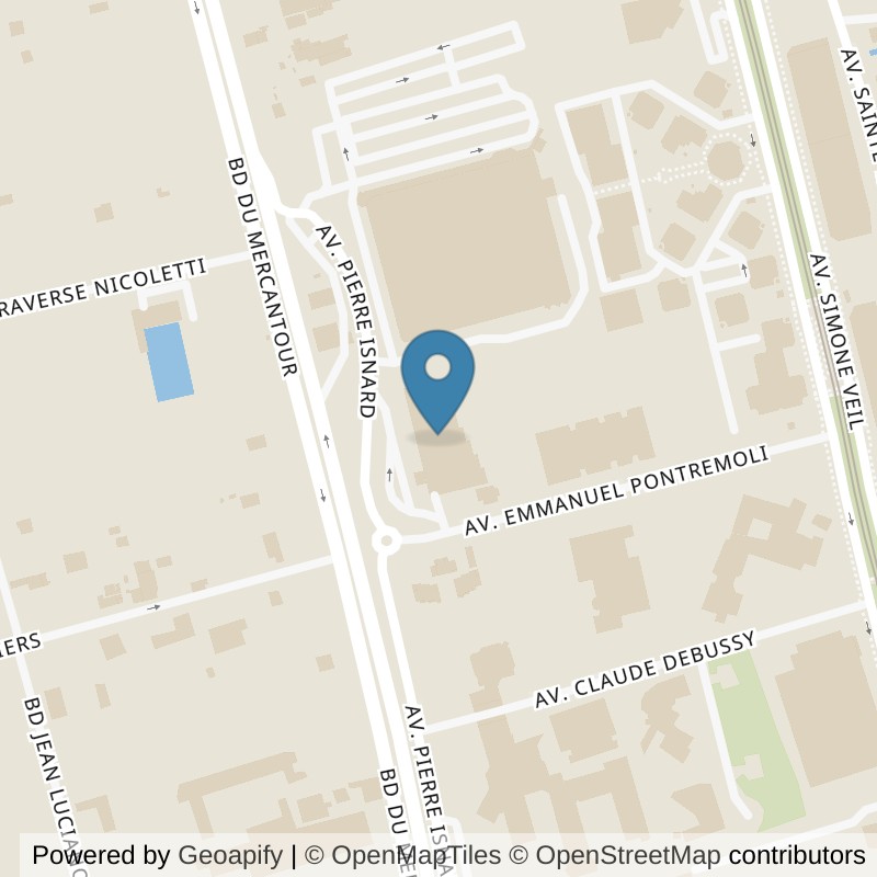 Map: location of Fitness Park Nice - La Plaine in Nice Alpes-Maritimes