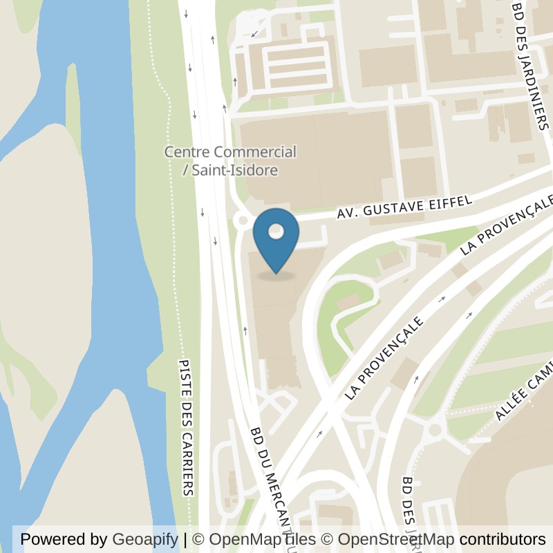 Map: location of Fitness Park Nice - Saint-Isidore in Nice Alpes-Maritimes