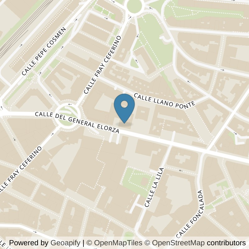 Map: location of Fitness Park Oviedo - Salesas in Oviedo