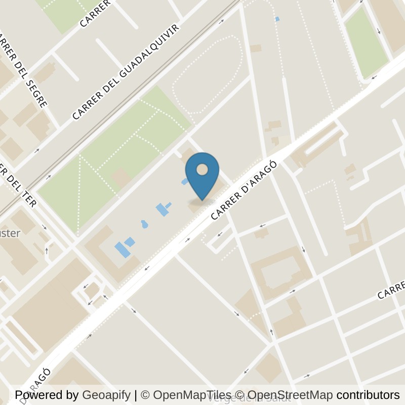 Map: location of Fitness Park Palma de Mallorca - Arago in Palma