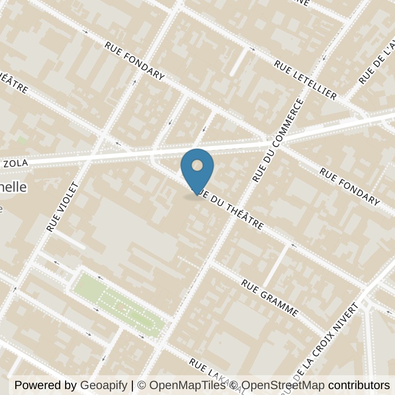 Map: location of Fitness Park Paris - Théâtre in Paris Paris