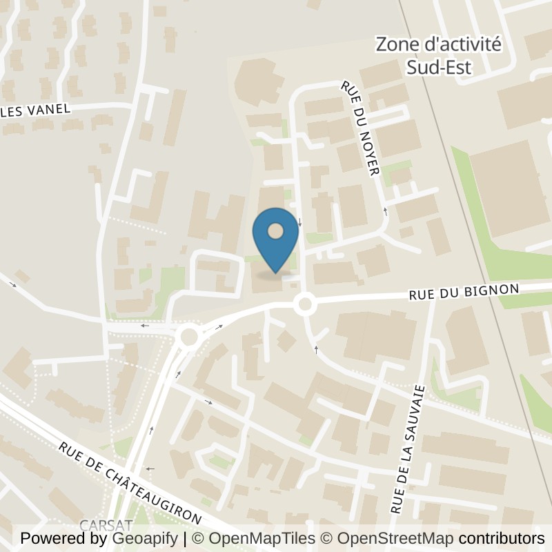 Map: location of Fitness Park Rennes - La Pommeraie in Rennes