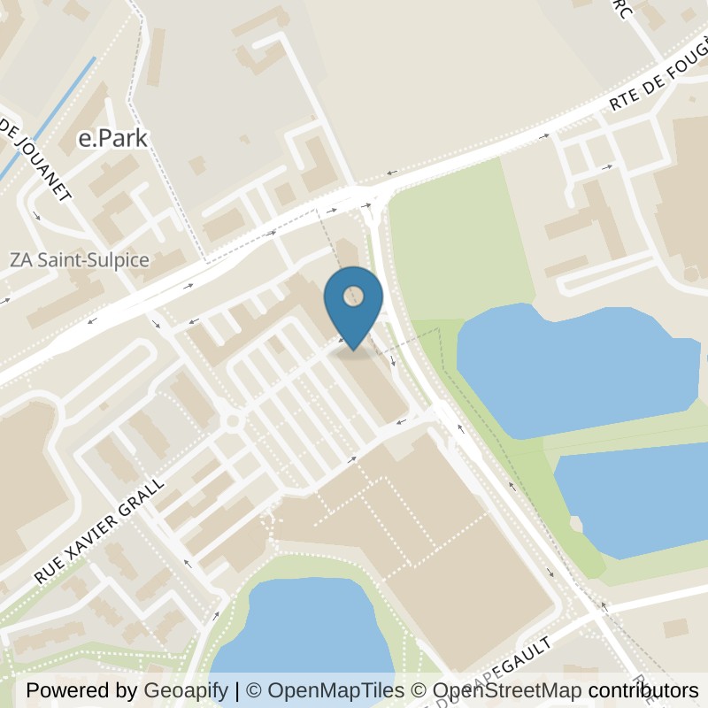 Map: location of Fitness Park Rennes - Longs Champs in Rennes Ile-et-Viaine