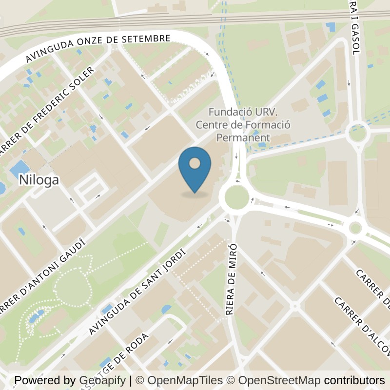 Map: location of Fitness Park Reus - La Fira in Reus