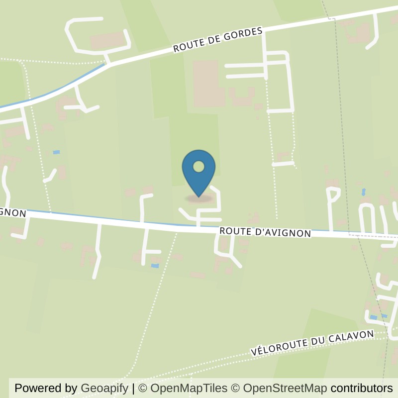 Map: location of Fitness Park Robion in Robion Vaucluse