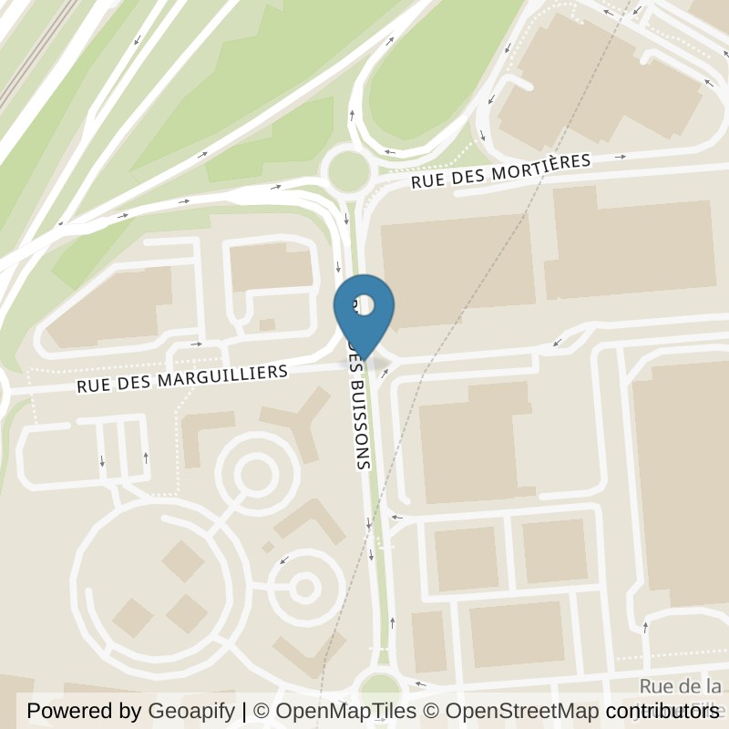 Map: location of Fitness Park Roissy-en-France - Aéroville in Roissy en France Val-d'Oise