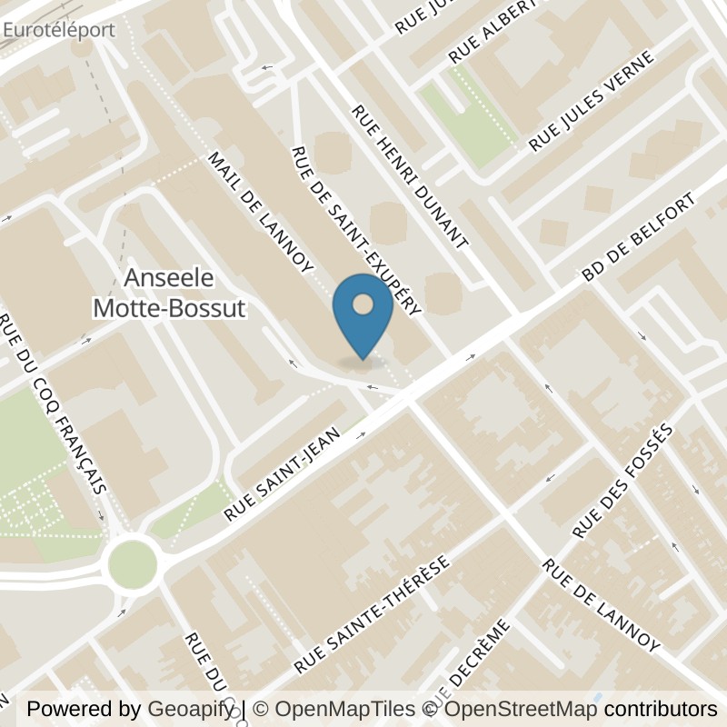 Map: location of Fitness Park Roubaix - McArthurGlen in Roubaix