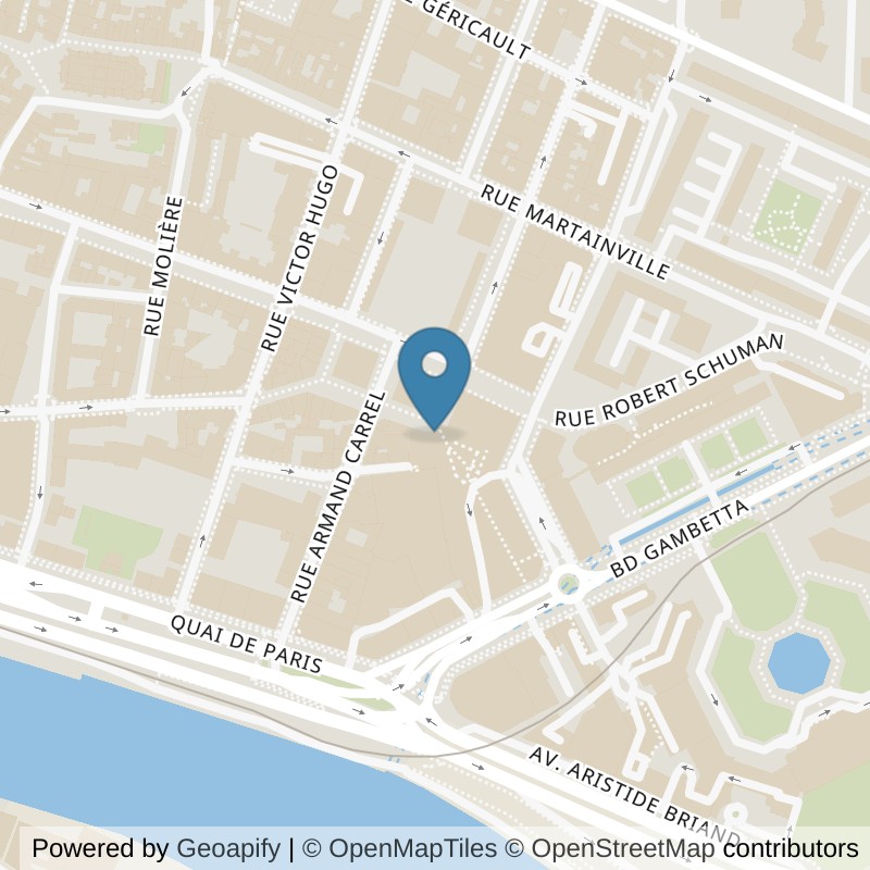 Map: location of Fitness Park Rouen - Saint-Marc in Rouen