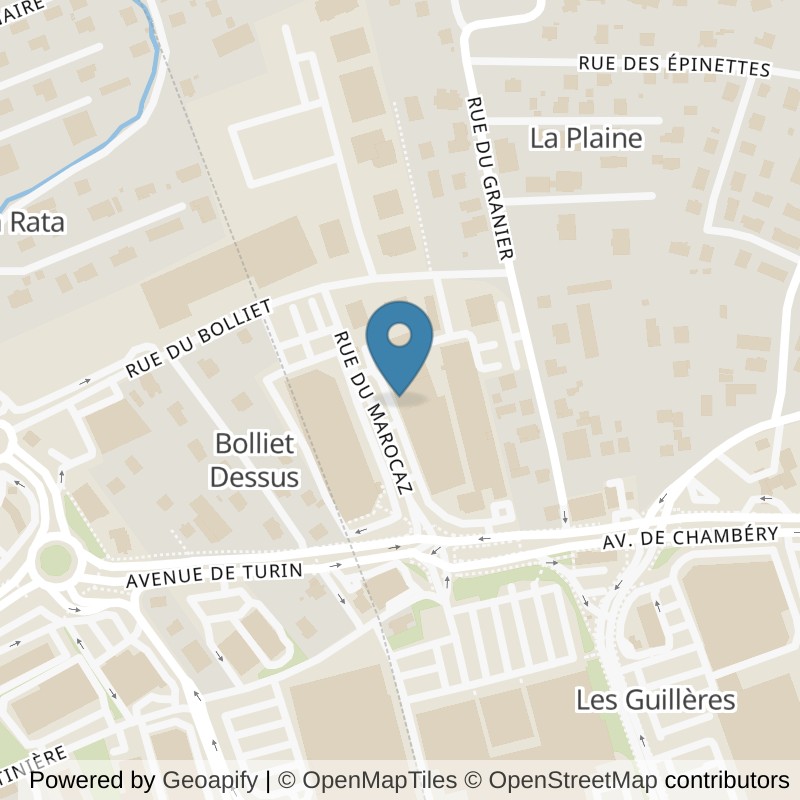 Map: location of Fitness Park Saint-Alban-Leysse in Saint-Alban-Leysse Savoie