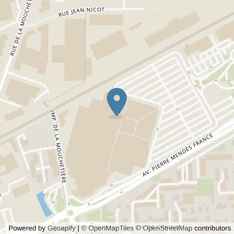 Map: location of Fitness Park Saint Jean de la Ruelle in Saint-Jean-de-la-Ruelle