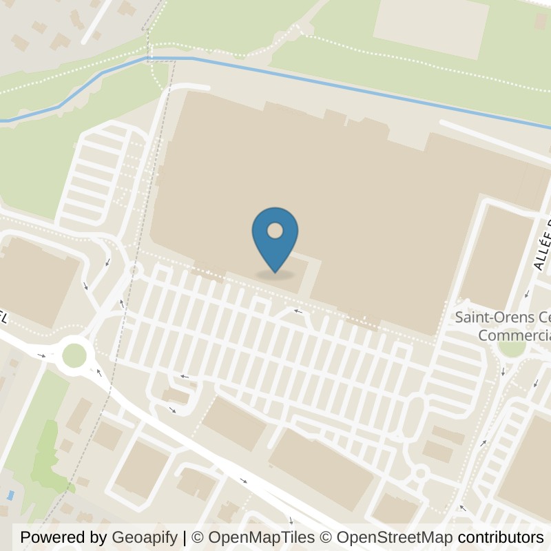 Map: location of Fitness Park Saint-Orens-de-Gameville in Saint-Orens-de-Gameville Haute-Garonne