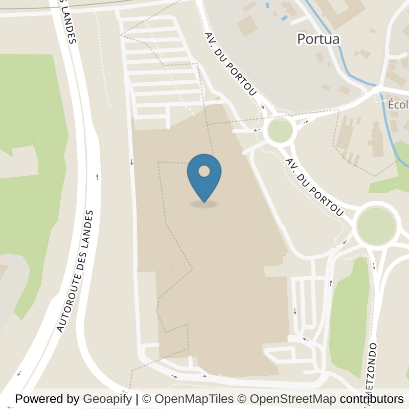 Map: location of Fitness Park Bayonne - Ametzondo in Saint-Pierre-d'Irube