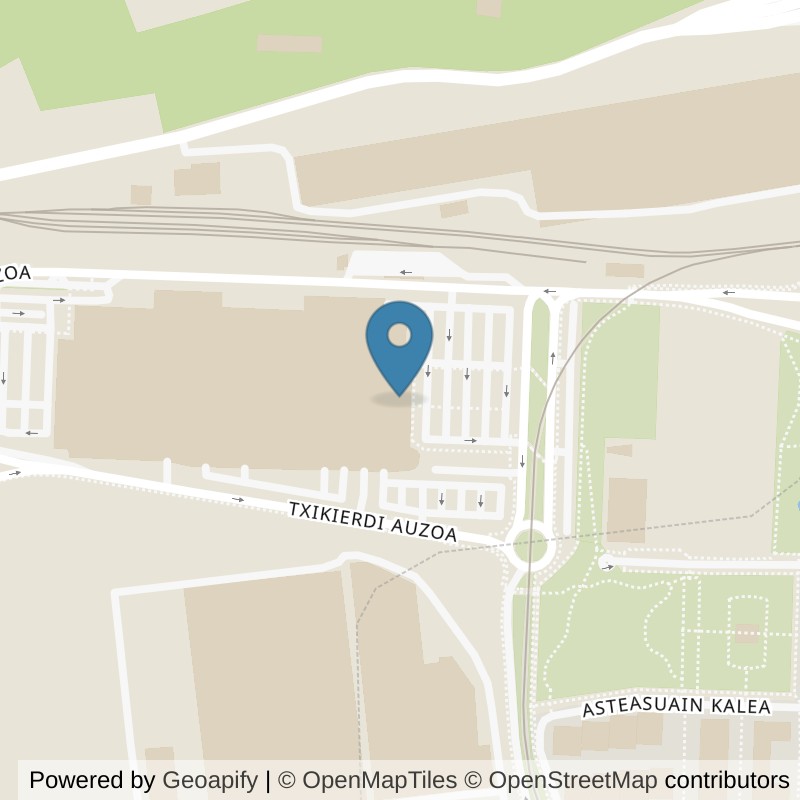 Map: location of Fitness Park Usurbil - Urbil in Usurbil