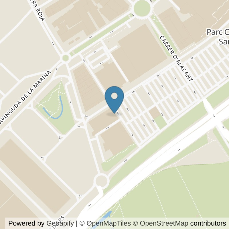 Map: location of Fitness Park Sant Boi - Parc Comercial in Sant Boi de Llobregat