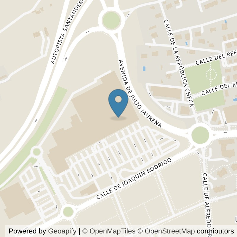 Map: location of Fitness Park Santander - El Alisal in Santander