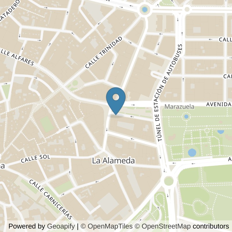 Map: location of Fitness Park Talavera de la Reina - Prado in Talavera de la Reina