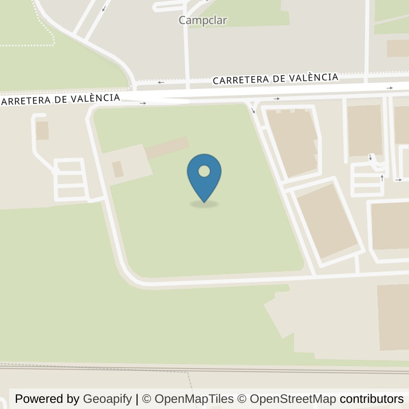 Map: location of Fitness Park Tarragona - Family Park in Tarragona