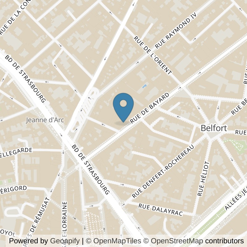 Map: location of Fitness Park Toulouse - Bayard in Toulouse Haute-Garonne