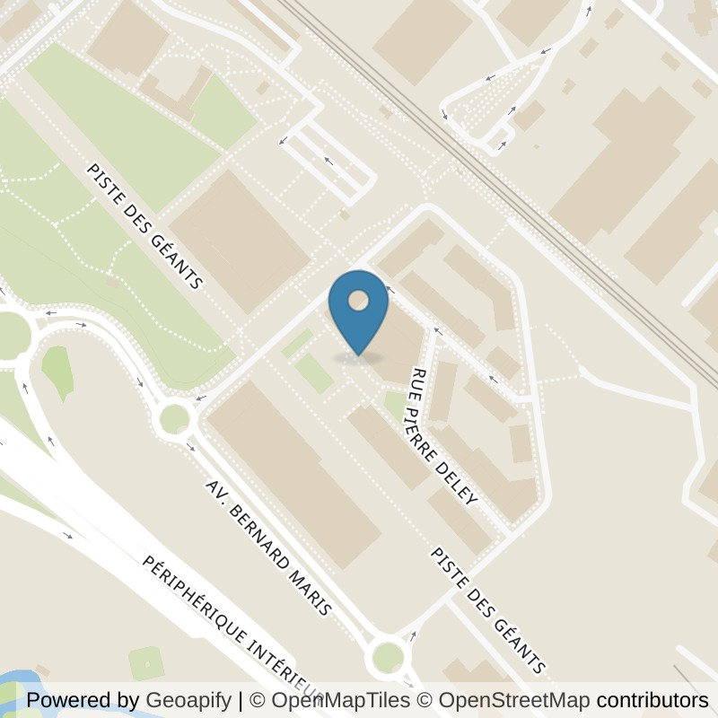 Map: location of Fitness Park Toulouse - Montaudran in Toulouse