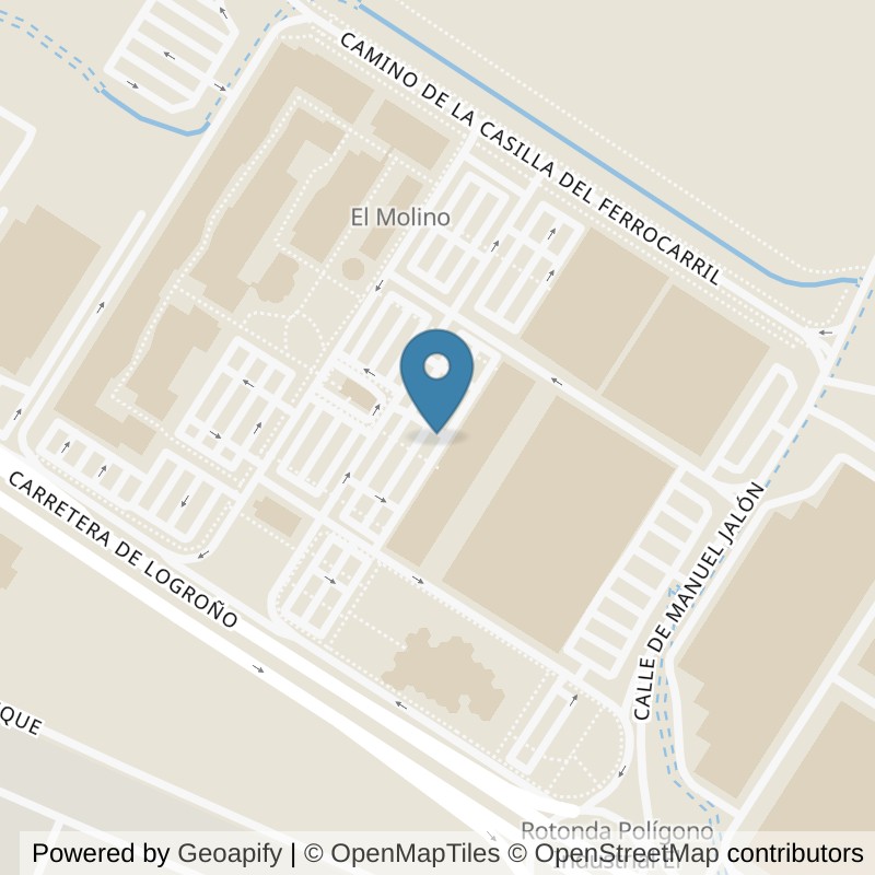 Map: location of Fitness Park Utebo - CC La Torre Outlet in Zaragoza