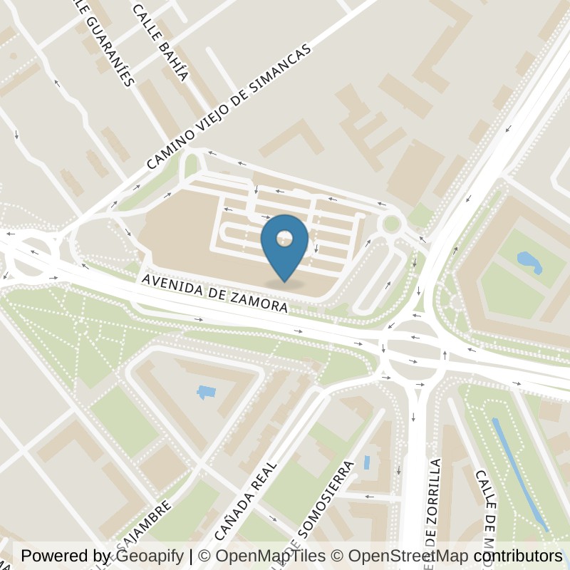 Map: location of Fitness Park Valladolid - CC VallSur in Valladolid