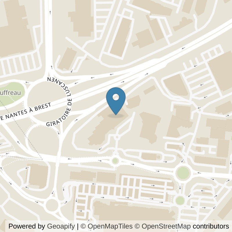Map: location of Fitness Park Vannes in Vannes