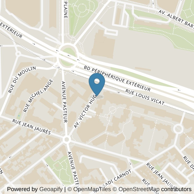 Map: location of Fitness Park Vanves in Vanves