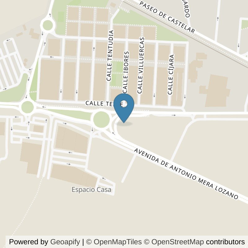 Map: location of Fitness Park Villanueva de la Serena - Carretera Don Benito in Villanueva de la Serena