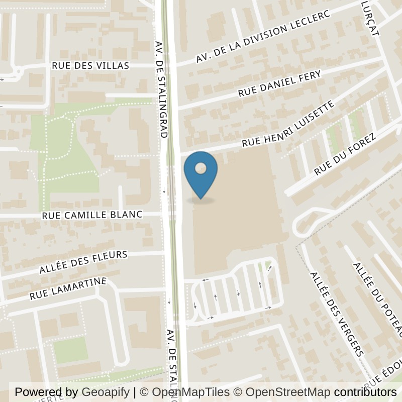 Map: location of Fitness Park Villejuif in Villejuif