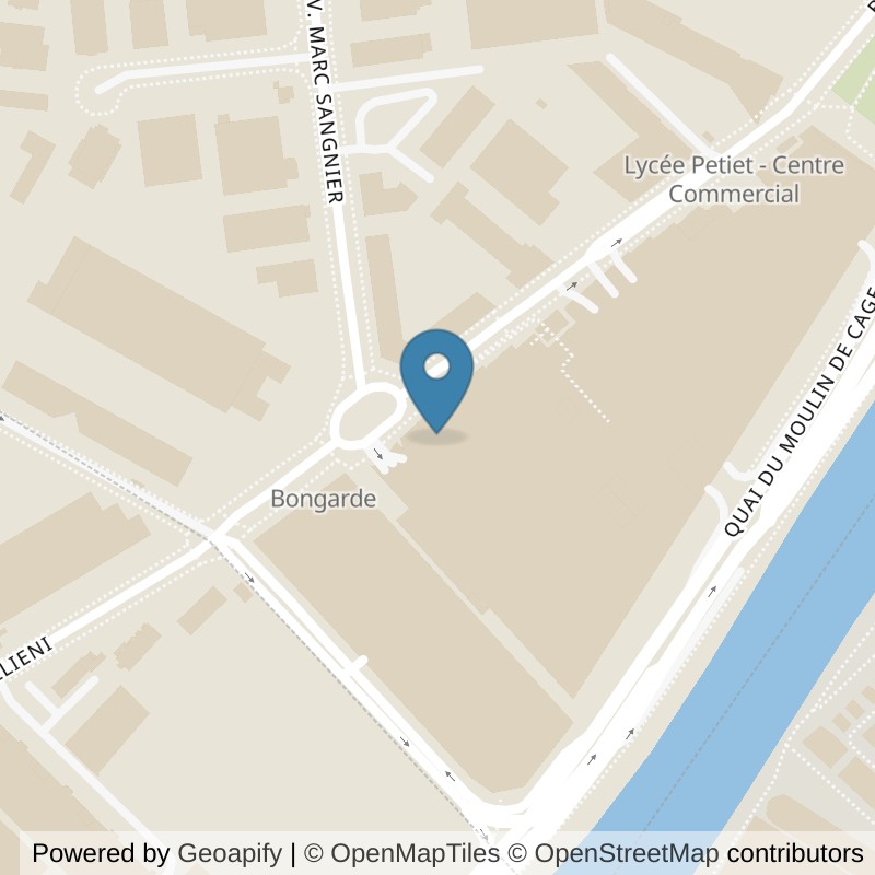 Map: location of Fitness Park Villeneuve-la-Garenne - Qwartz in Villeneuve-la-Garenne Hauts-de-Seine