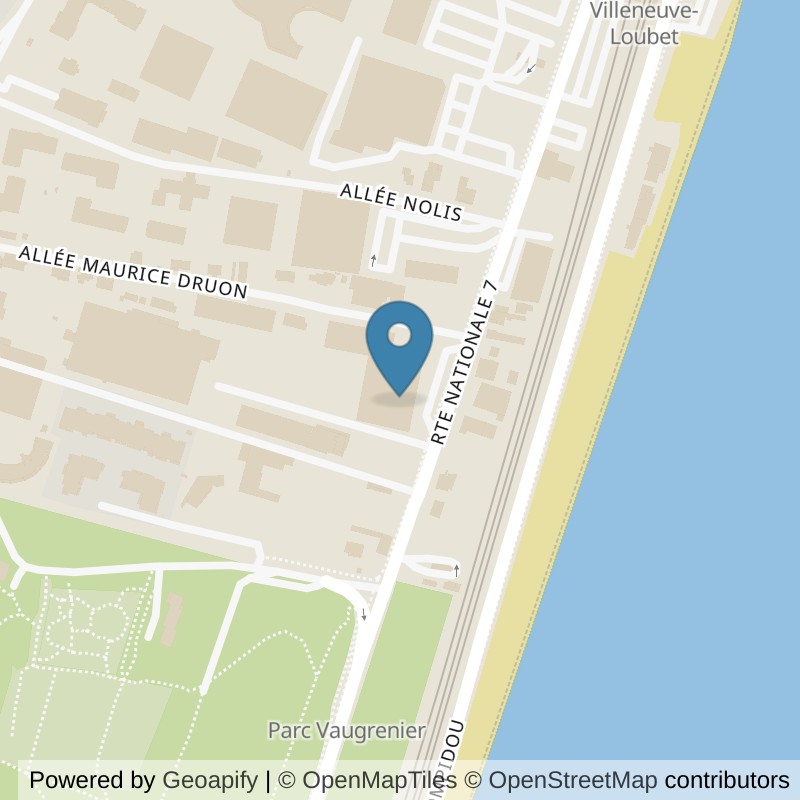 Map: location of Fitness Park Villeneuve-Loubet - Gare in Villeneuve-Loubet Alpes-Maritimes