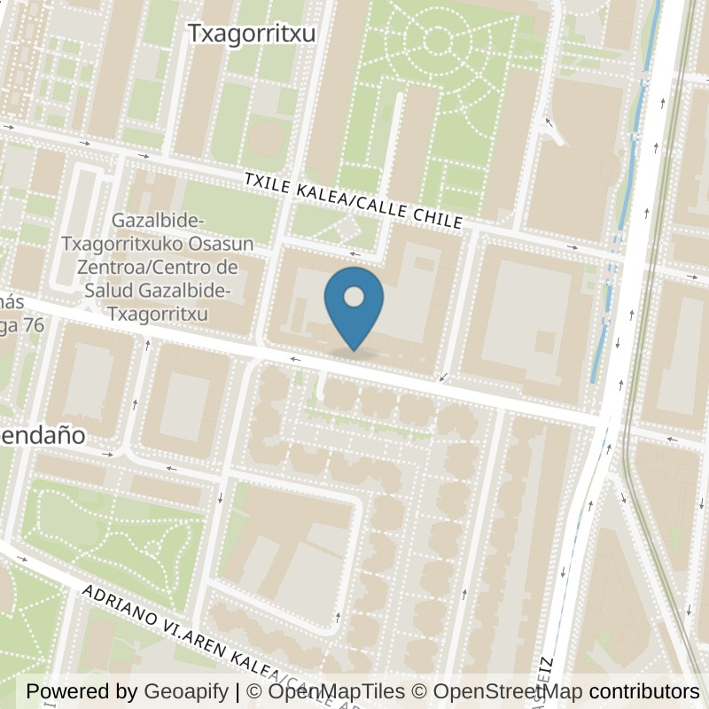 Map: location of Fitness Park Vitoria - Beato Tomás in Vitoria